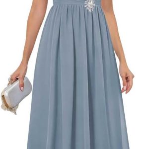 Beaded Chiffon Formal Long Gown