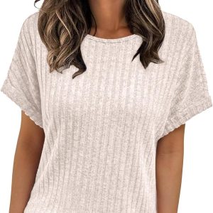 Women's Short Sleeve Casual Blouse